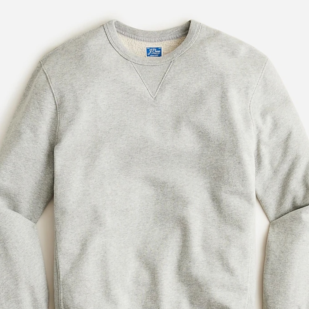 French terry crewneck sweatshirt